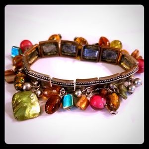 Multi Colored Stretch Bracelet